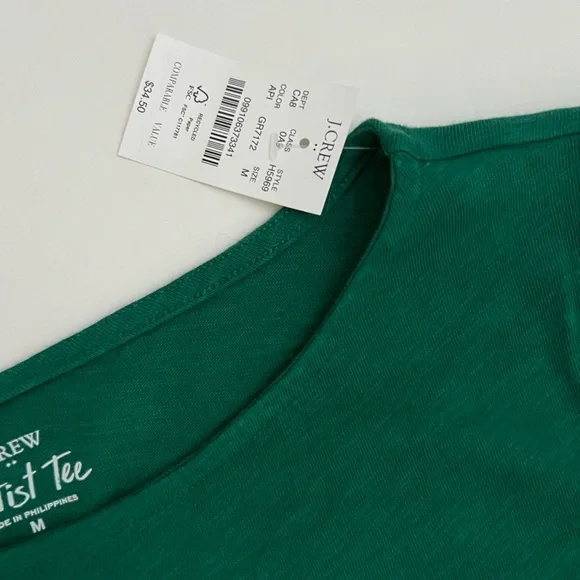 J. Crew Emerald Artist Tee - Picture 4 of 4